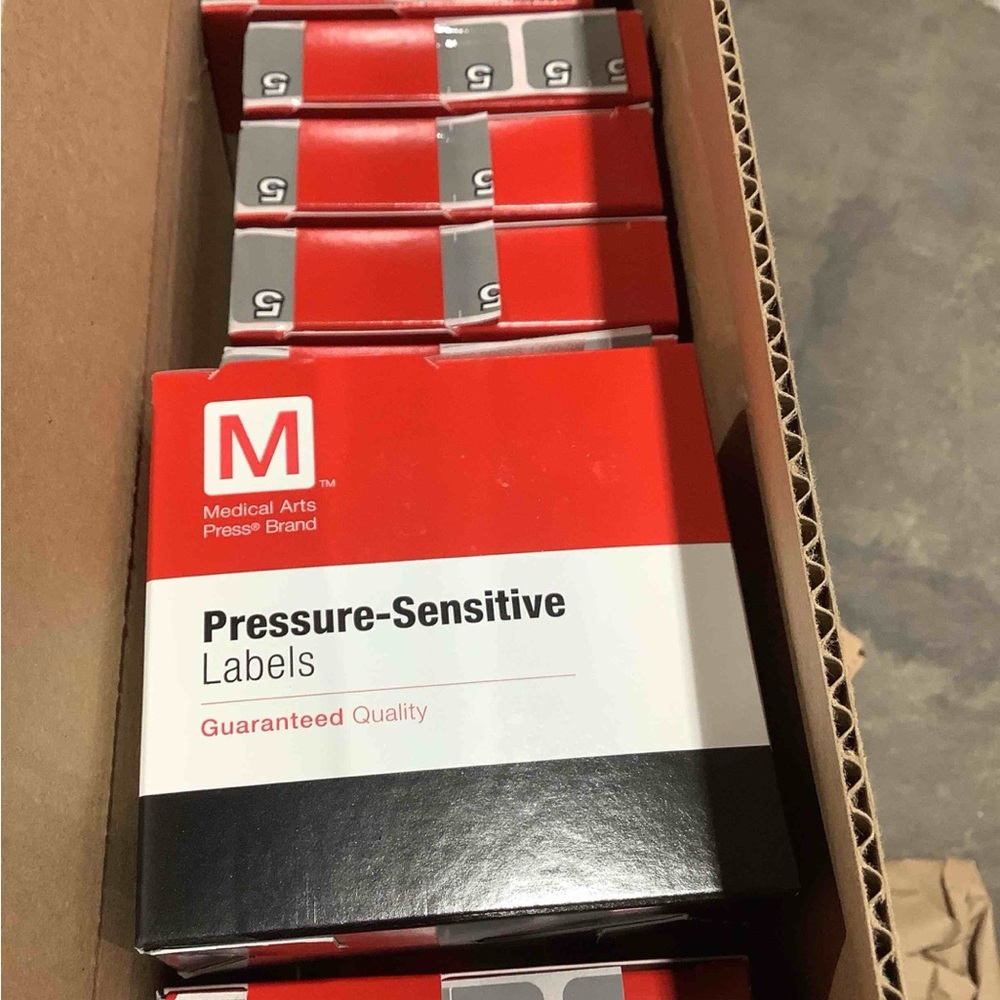 NEW IN BOX - Lot of 4 Medical Arts Press/ Pressure-Sensitive Labels (quant-2000)